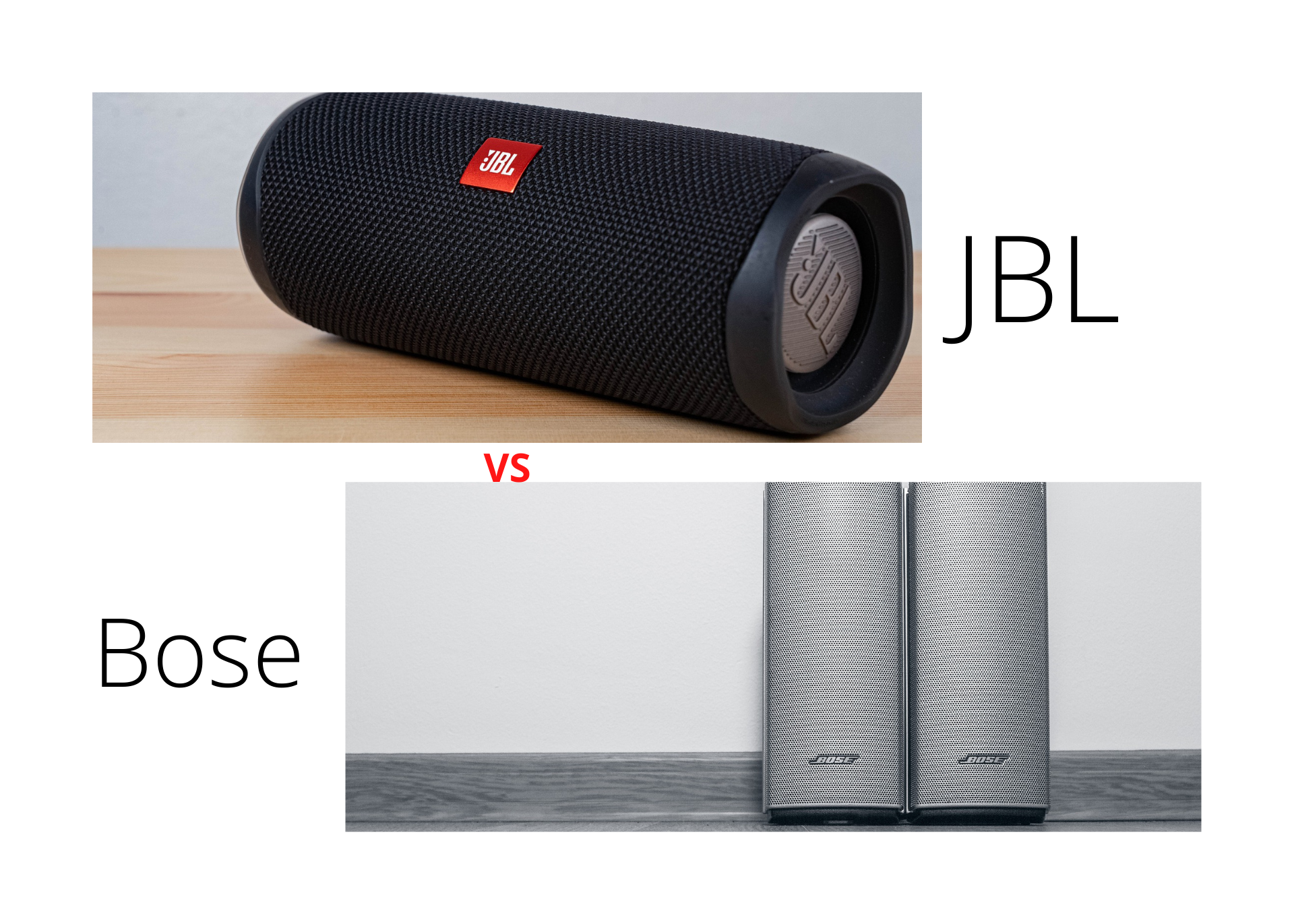 JBL vs Bose Bluetooth speakers
