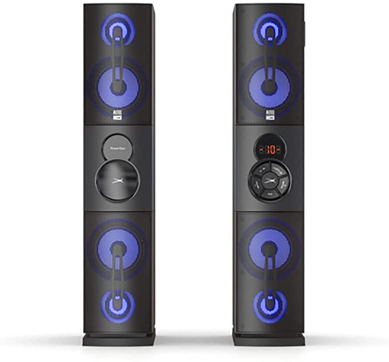 Altec Lansing power duo Bluetooth tower speaker set