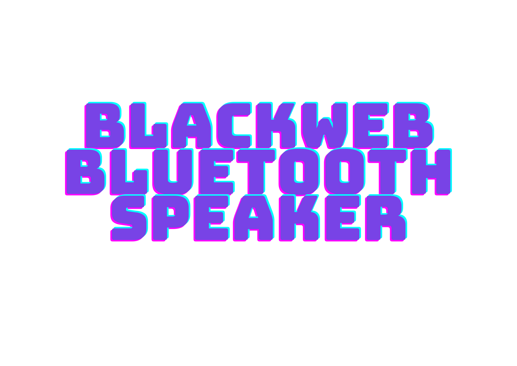 Blackweb bluetooth speaker